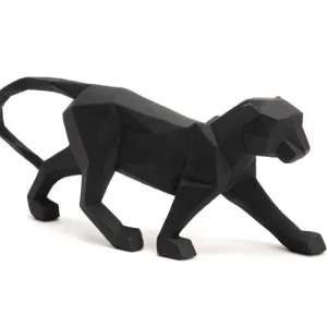 Panthère origami noire mat Amadeus