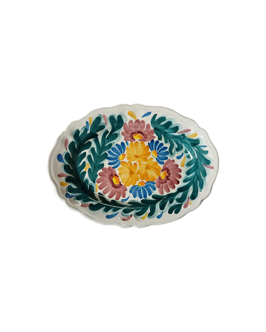 PLAT OVAL 32CM CAMPO – JAUNE