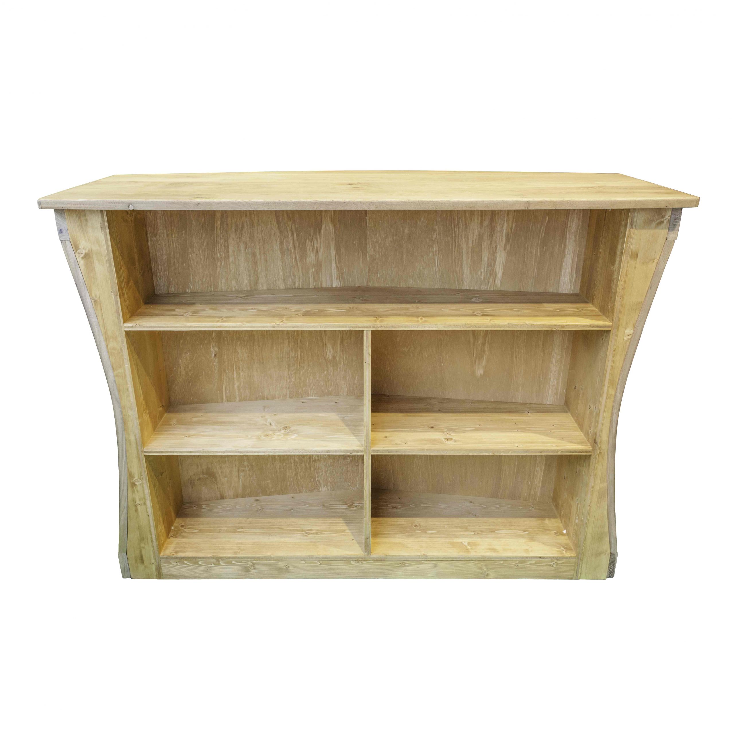 Comptoir de bar « Bar à Vin » en bois recyclé – Image 4