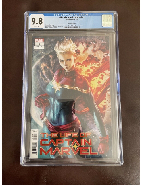 Life of Captain Marvel 1 CGC 9.8 – Artgem Variant – Image 3