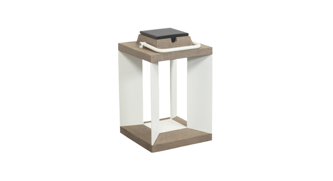 Lanterne solaire TECKALU BLANC 36.5 cm – Image 2