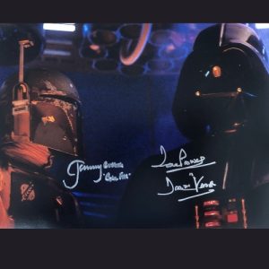 Photo dédicacée par Jeremy Bulloch et Dave Prowse – Star Wars