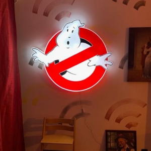 Enseigne lumineuse Ghostbusters – Rare