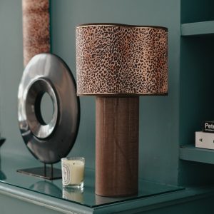 SERGIO – Lampe à poser léopard x brown