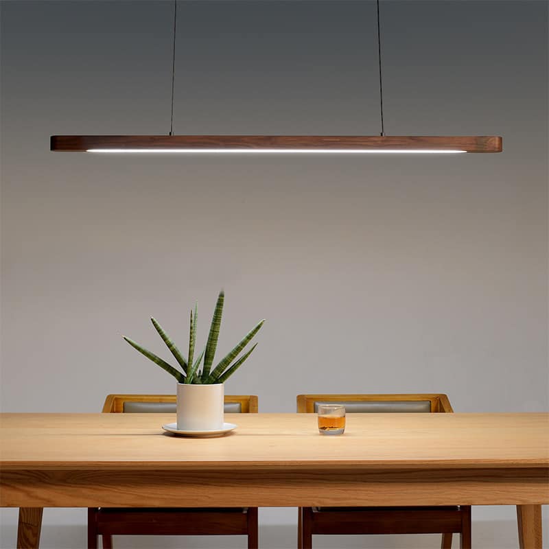 Lustre en bois moderne – Image 2