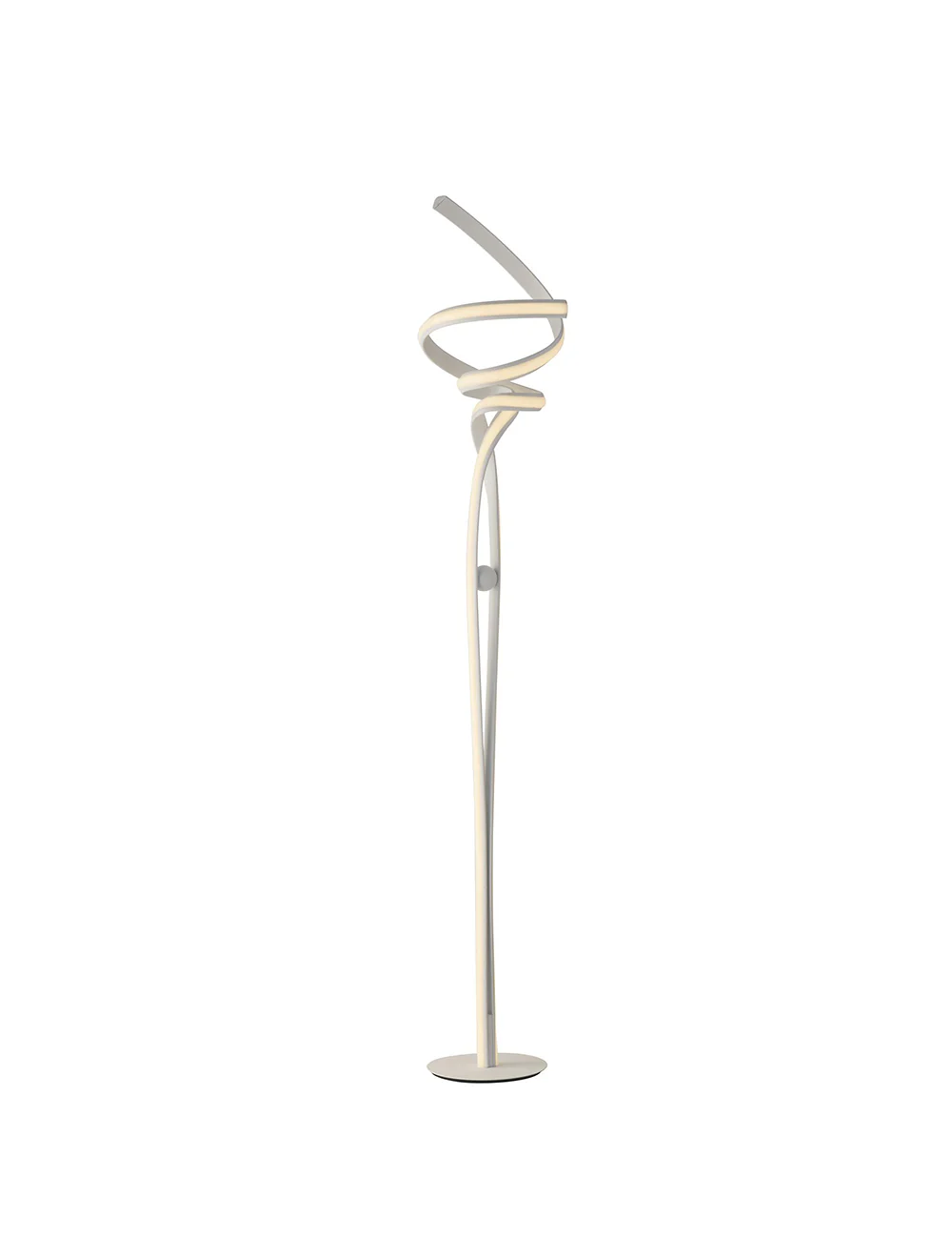 Lampadaire LED Design Organique – Blanc – Image 3