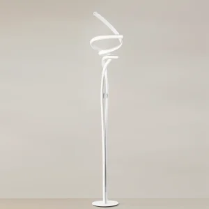 Lampadaire LED Design Organique – Blanc