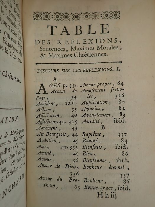 La Rochefoucauld – Réflexions, Sentences et Maximes Morales – 1743 – Image 6