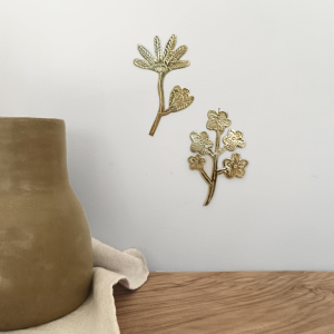 Fleur murale graphique | 2 modèles