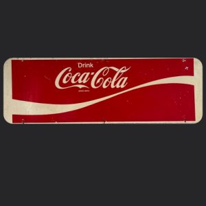Grande enseigne métal Coca Cola double face