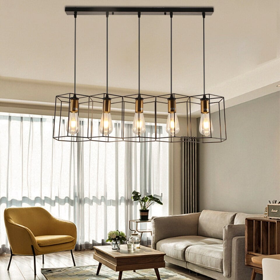 Lustre salon métal – Image 4
