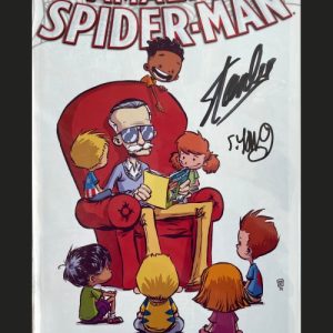 Marvel – The Amazing Spiderman « Papy Stan » signé par Stan Lee