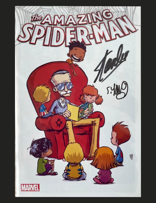 Marvel – The Amazing Spiderman « Papy Stan » signé par Stan Lee – Image 2