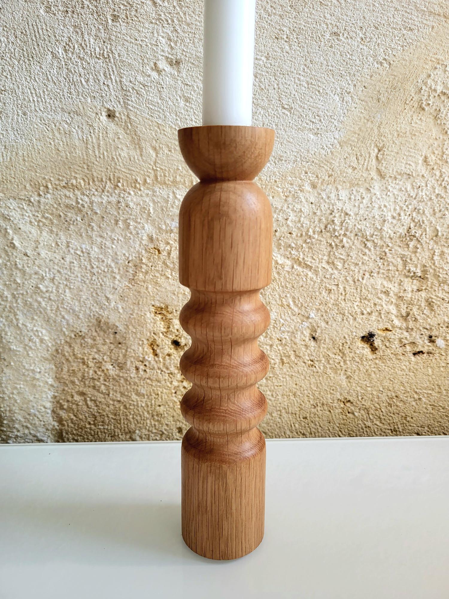 Bougeoir – soliflore chêne ALMA – Image 3