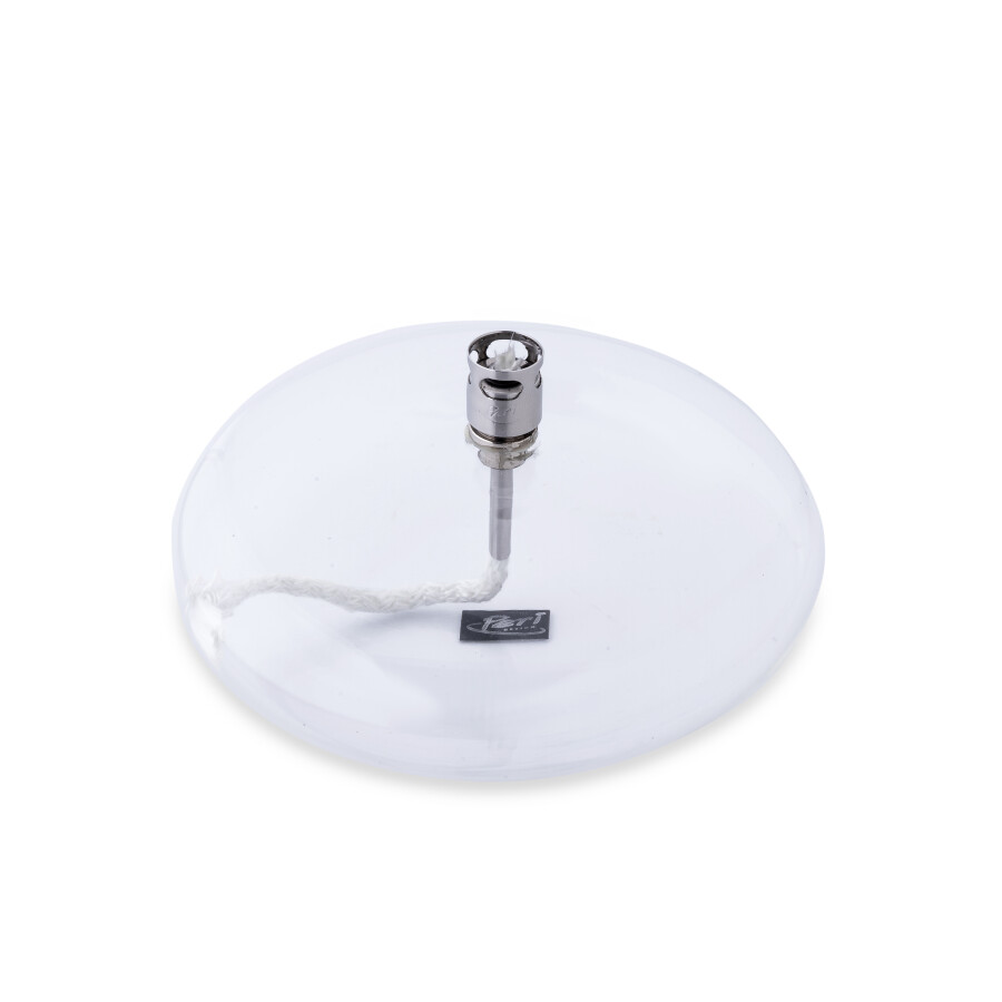 Lampe à huile galet M ( chromé )