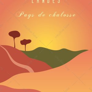 Pays de Chalosse, affiche (max. A0)