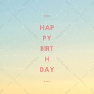 Soleil, carte d’anniversaire