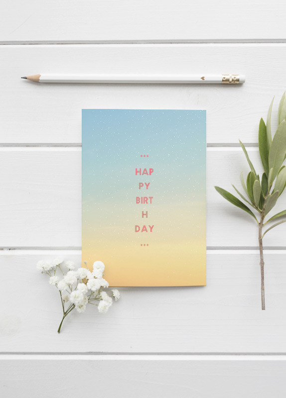 Soleil, carte d’anniversaire – Image 3