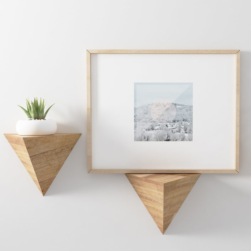 Village sous la neige, carte, lot de 2 declinaisons – Image 6