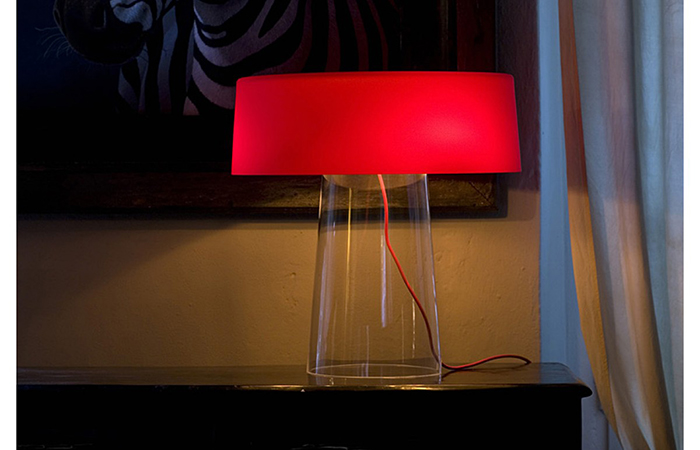 Lampe à poser Glam Small T1 – Rouge – Image 2