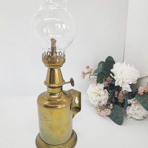 Lampe pigeon en laiton