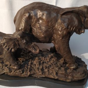 Bronze Animalier « Eléphants »