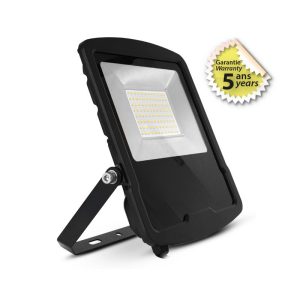 PROJECTEUR LED NOIR 70W 4000K GARANTIE 5 ANS